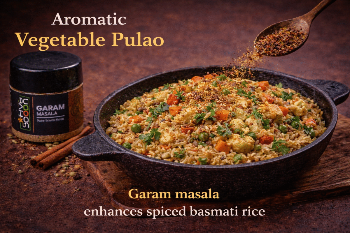 Vegetable Pulao
fivespoon